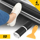4X Accessories Carbon Stickers Car Fiber Door Protector Sill Scuff Plate Trim US Seat IBIZA