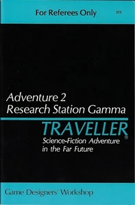 Traveller- Adventure 2 Research Station Gamma w/ Deck Plans & Robots GDW FS - Bild 1 von 10