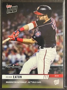 2019 Topps Now #PS-86 Adam Eaton Washington Nationals - Picture 1 of 2