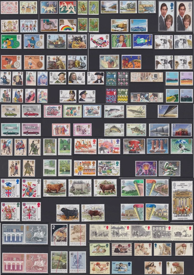 GB Eii Nuevo sin Montar 80's Conmemorativo Juegos 1981-90 MNH - Múltiple Listado - Imagen 1 de 1