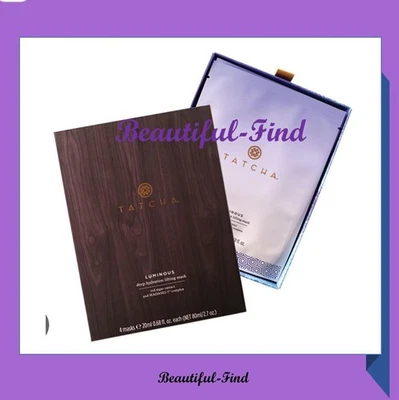 NUEVO EN CAJA Mascarilla Lifting Hidratación Profunda Luminous Tatcha JUEGO DE 4x20ml/0.68oz Mascarilla Foto 1 de 4