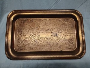 Bandeja para servir Castle plateada sobre cobre 524 14" x 9" - Imagen 1 de 6