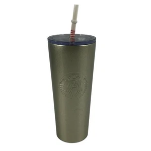 Starbucks Metallic Champagne Gold Frosted Stainless Steel Tumbler 16oz - Bild 1 von 5