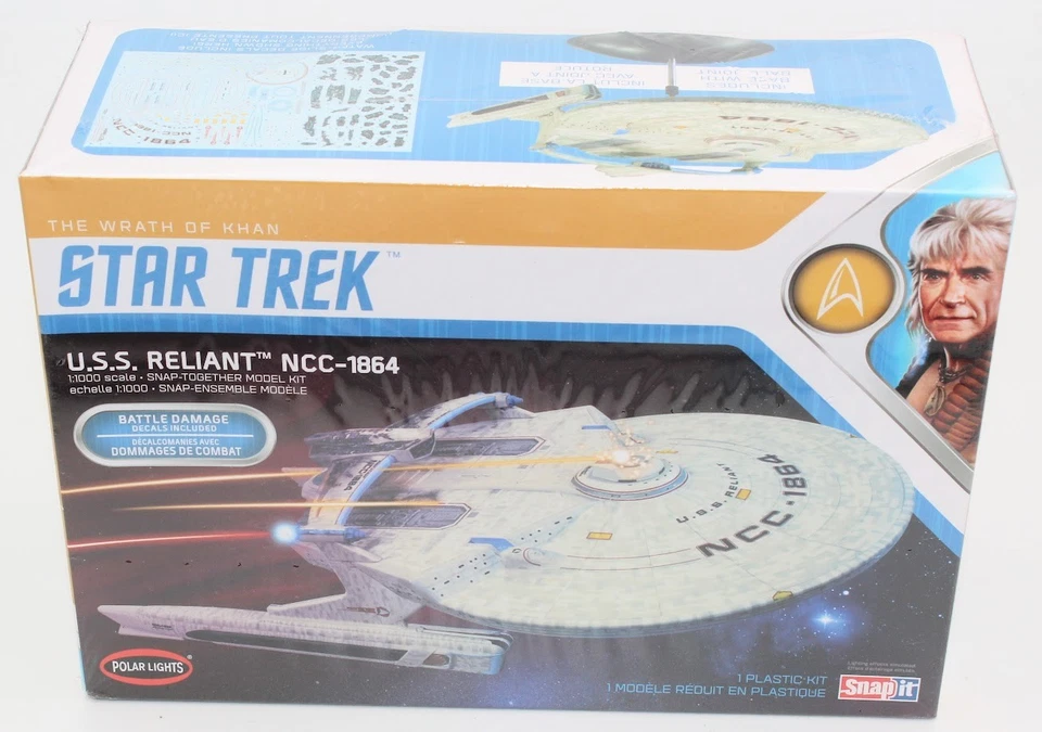 Polar Lights 1:1000 Scale Star Trek USS Reliant Wrath of Khan Edition Model Kit - POL975M