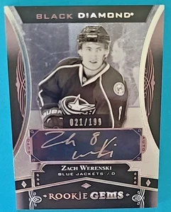 2016-17 Zach Werenski Black Diamond RG-ZW Rookie Gems Autograph RC Auto /199 - Picture 1 of 3