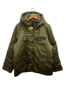 AVIREX Down Jacket SizeXL Polyester khaki Plain - Picture 1 of 5