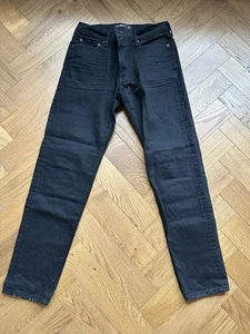 Men’s Abercrombie And Fitch Black Vintage Stretch 90s Slim Fit Size 32W 32L - Picture 1 of 4