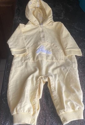 Little Garden 1998 Gymboree Vintage Rainbow Tag Mameluco Infante Conejo Conejo Foto 1 de 4