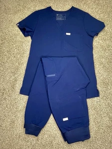 Conjunto Médico Técnico FIGS Mujer XXS: Azul - Top Casma / Zamora Jogger - Imagen 1 de 10