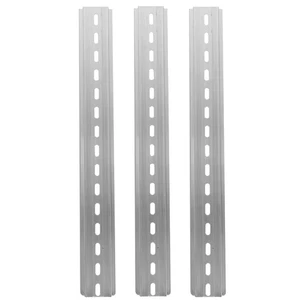 3 Pcs Electrical Din Connectors Slotted Aluminum Rohs for Industry - Picture 1 of 12