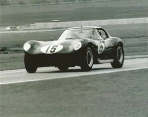 Vintage 8 x 10 Autorennen Foto Daytona 1964 Gepard Nr. 15 Budd Clusserath - Bild 1 von 1