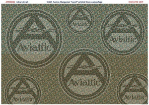 Aviattic ATT48045 1/48 1/48 Austro-Hungarian sworl printed linen camouflage - Picture 1 of 1