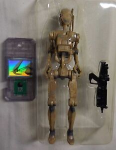 1998 STAR WARS EPISODE 1/I CommTech BATTLE DROID DIRTY Loose 3.75" Figure NEW