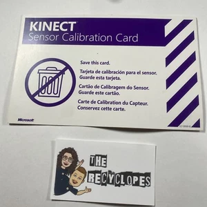 Kinect Kalibrierungskarte Offizielle Microsoft Xbox 360 für Kinect Sensor - Bild 1 von 10