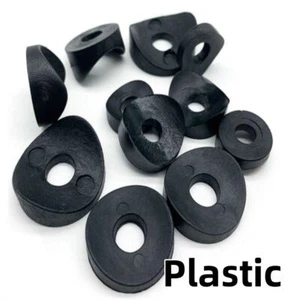 Plastic Curved /Wave / Bent / Curve Washers Chair Table Fasteners Washer Black - Picture 1 of 7