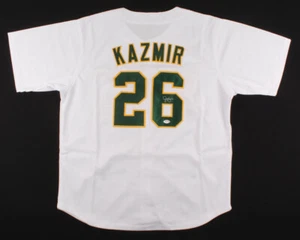 Scott Kazmir Signed Oakland Athletics A's Jersey (PSA COA) 3xAll Star Pitcher  - Picture 1 of 5