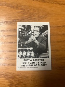 1964 Leaf Munsters trading card - #32 - Just a scratch