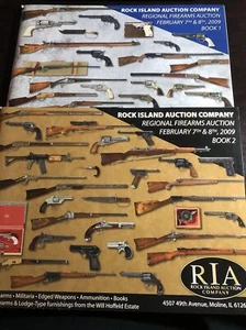 Rock Island Auction Company Regional Firearms Auction 2009 Book 1 and 2 - Imagen 1 de 12