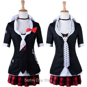 Hot Anime Danganronpa Junko Enoshima Cute Uniform Suit Cosplay Costume Polyester - Picture 1 of 10