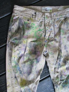 Ralph Lauren Denim Supply slim paint splatter artist painter khaki pants 28 31 - Picture 1 of 8