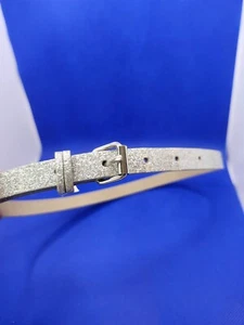 Target Brand Girls silver Sparkle belt school 4th July evening Size M 29 in - Picture 1 of 10