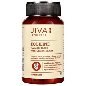 JIva Ayurveda Equiline (120 Tablets) Reduces high blood pressure - Picture 1 of 4
