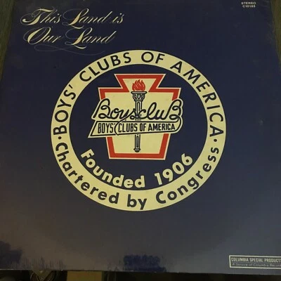 Boy's Club of America This Land is Our Land 33 RPM sealed Johnny Cash Goulet - Image 1 of 2