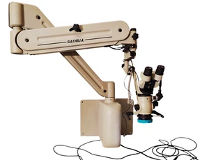 Global Surgical G6 Wall Mount Surgical Microscope / Panasonic gp-ks162hd Camera - Picture 1 of 23