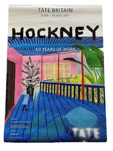David Hockney 60 Years of Work Tate Britain poster 2017 - Picture 1 of 2