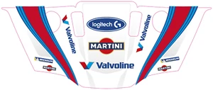 Martini Skin for Logitech G29 G920 G27 G25 - Custom Vinyl Decal Sticker Graphic - Picture 1 of 1