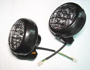 LED 2 x Headlights for Yamaha Banshee 1987-2006 lens bulbs grills Warrior 350 - Picture 1 of 6