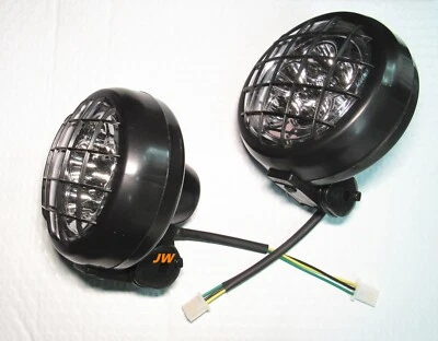 LED 2 x Headlights for Yamaha Banshee 1987-2006 lens bulbs grills Warrior 350 3W - Image 1 of 4