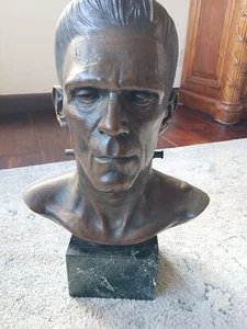 Frankenstein Miles Teves Boris Karloff bronze bust - Picture 1 of 3