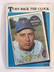 1989 Topps Gil Hodges New York Mets Turn Back The Clock No. 664 - Picture 1 of 2
