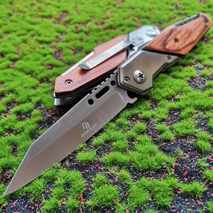 High hardness stainless steel camping outdoor defense tactical pocket knife - Picture 1 of 6