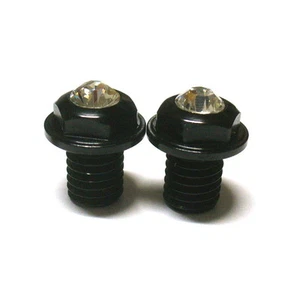 gobike88 XON Swarovski Crystal Pivot Bolts, M8XP1.25X10mm, Black, P11 - Picture 1 of 2