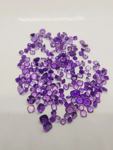 Amethyst Kissenschliff 3-10 mm Mix - schimmernde Edelsteine Gewicht verkauft - Bild 1 von 6