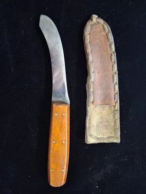 Restored Antique Buffalo Skinning Fixed Blade Knife, 100 146 - Image 1 of 3