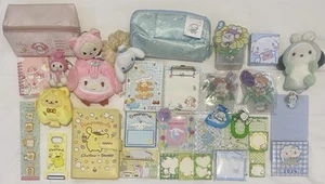 Sanrio Goods Lot Pompompurin Cimmaroll Plush Tags Bags Organizer Lot - Bild 1 von 16