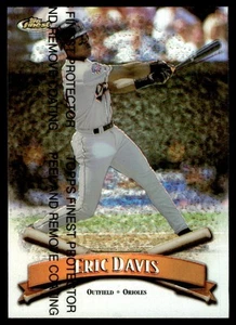 1998 TOPPS FINEST REFRACTOR ERIC DAVIS - Picture 1 of 2