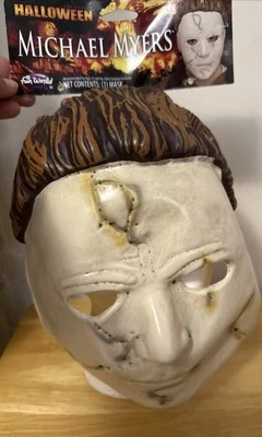 NEW Michael Myers Halloween Face Mask Adult Costume HORROR COSPLAY ROB ZOMBIE - Image 1 of 4