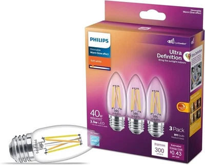 Philips E26 Soft White Led Light Bulb Dimmable 2700K Cri95 Eyecomfort Long La... - Image 1 of 4