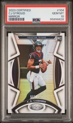 2023 Panini Certified - Rookies C.J. Stroud #104 Mirror /325 (RC) PSA 10 - Image 1 of 2