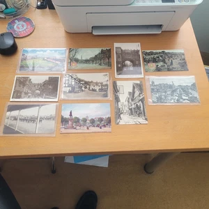 10 Vintage Postcards West Country Including Pre WW1 & Real Photos Weston Bristol - Picture 1 of 5