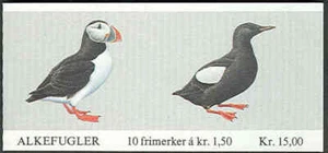 NORWAY #777-8 (H56) Complete Bird Booklet, VF - Picture 1 of 1