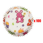 Pack of 100! WILTON Fuzzy Bunny Standard Cupcake Cases Baking and Party Cups! 