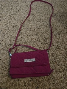 Borsa a tracolla piccola Vera Bradley viola - Foto 1 di 5