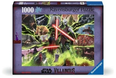 Asajj Ventress "Star Wars Villainous"  1000 Piece Jigsaw Puzzle Ravensburger New - Image 1 of 3