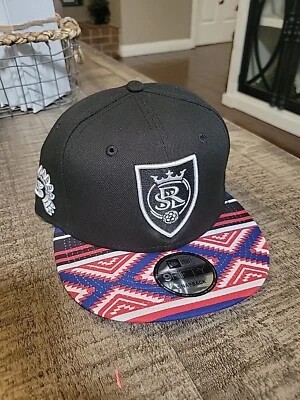 New Era 9Fifty Multicolor Aztec Real Salt Lake Soccer Club Snapback Mens Cap NWT - Image 1 of 3