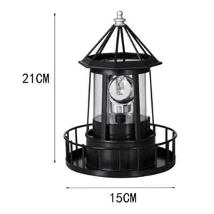 Faro LED Solar, Lámpara Giratoria 360 Grados Decoración Patio - Imagen 1 de 24